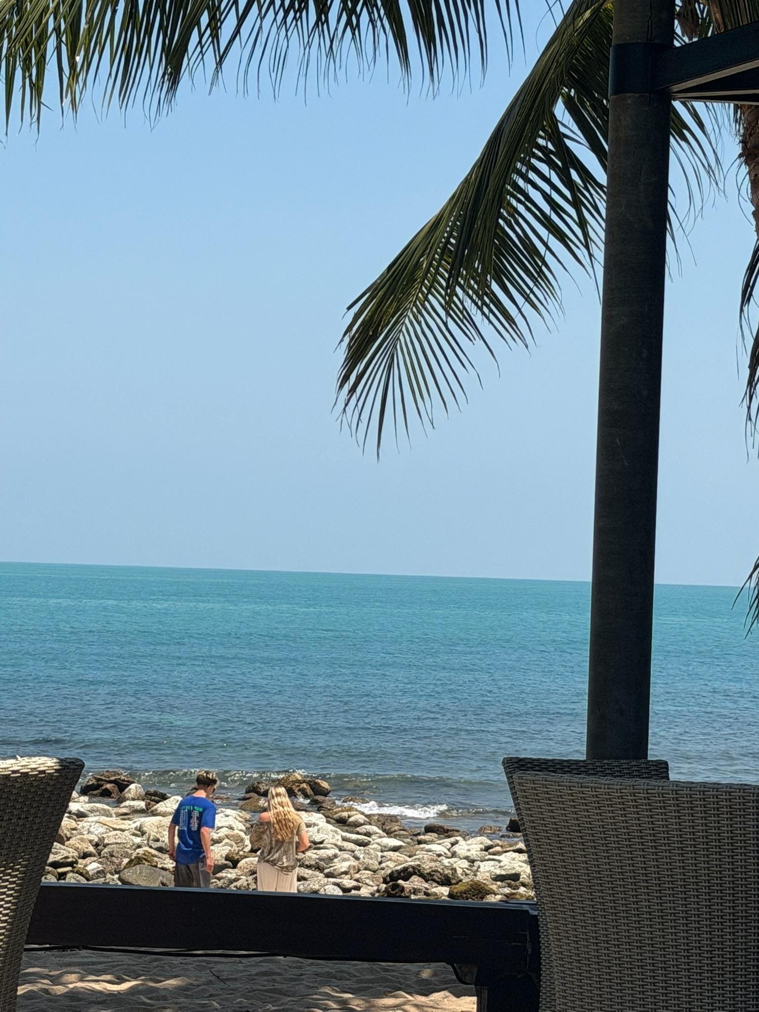 View from poolside/ restaurant 