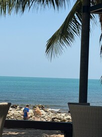 View from poolside/ restaurant