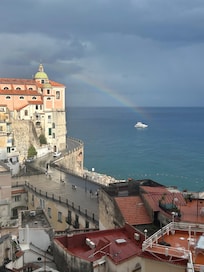 Right from our balcony.