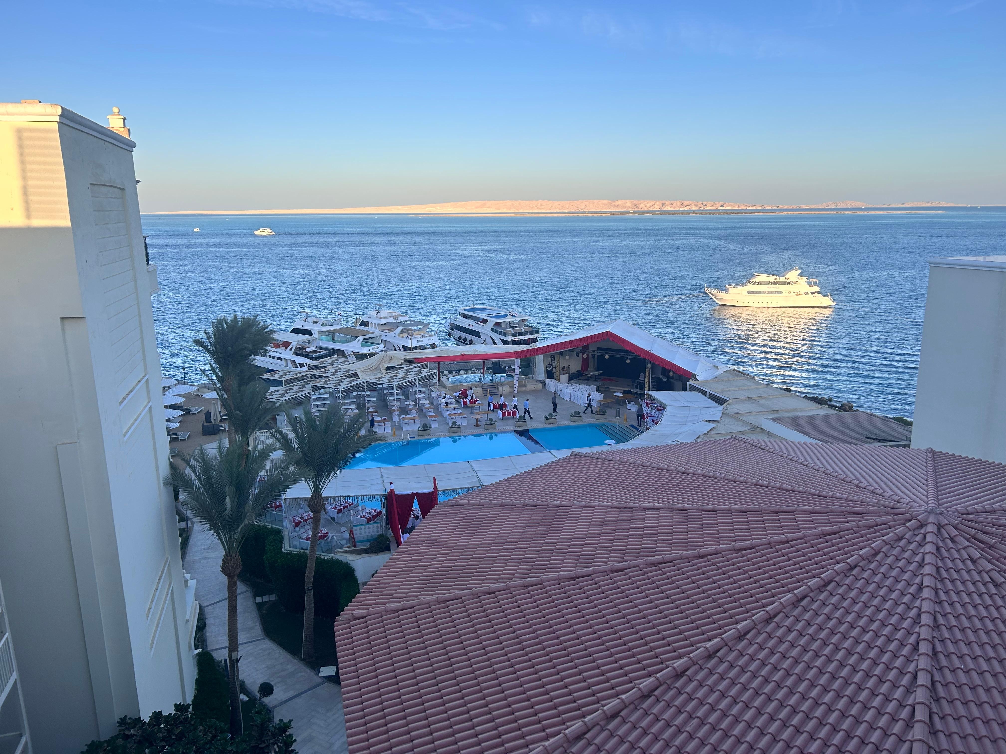 This was our room view