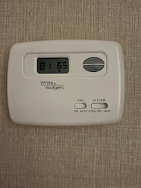Thermostat when I arrived