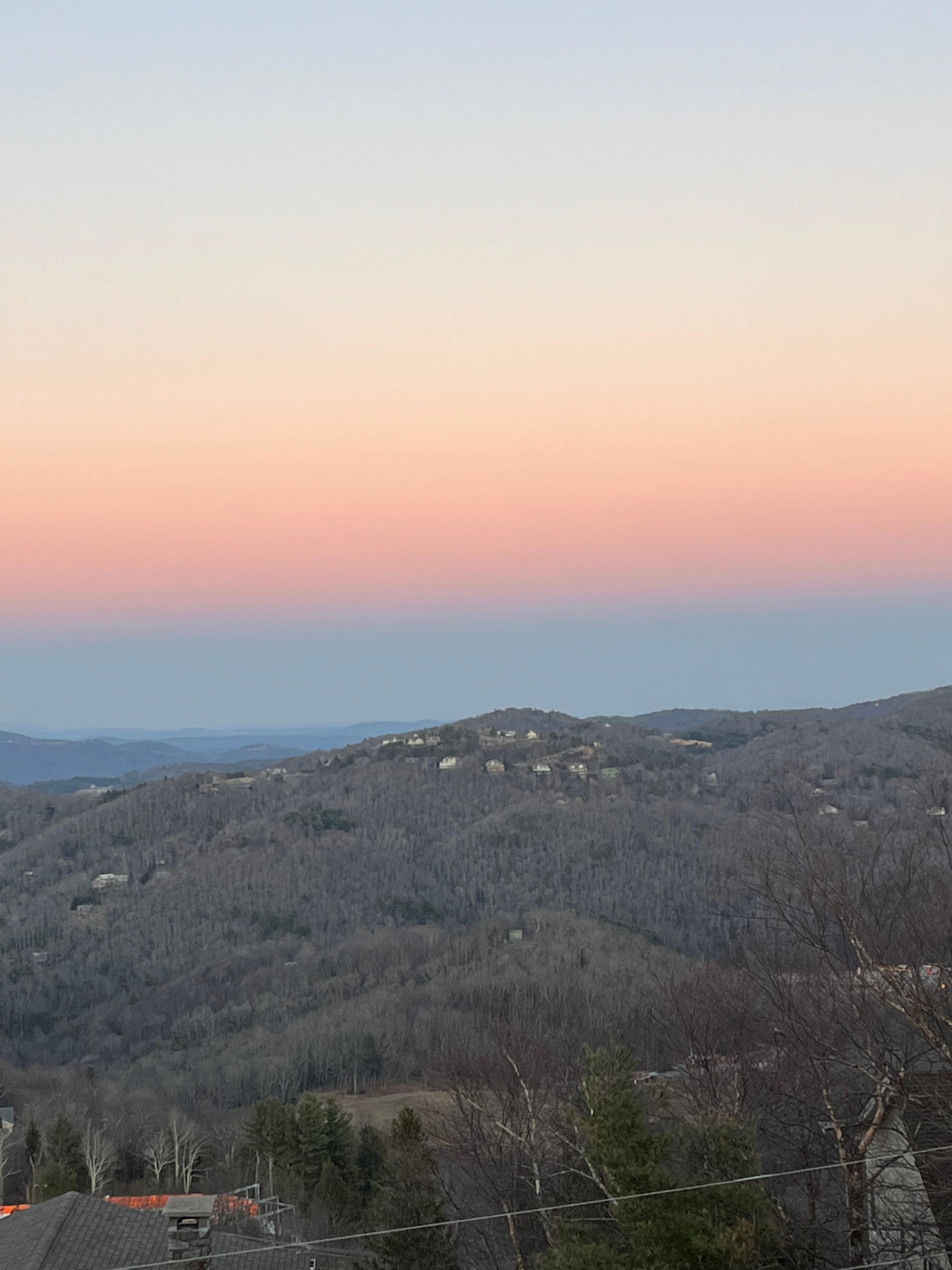 Sunrise over the MTNS 