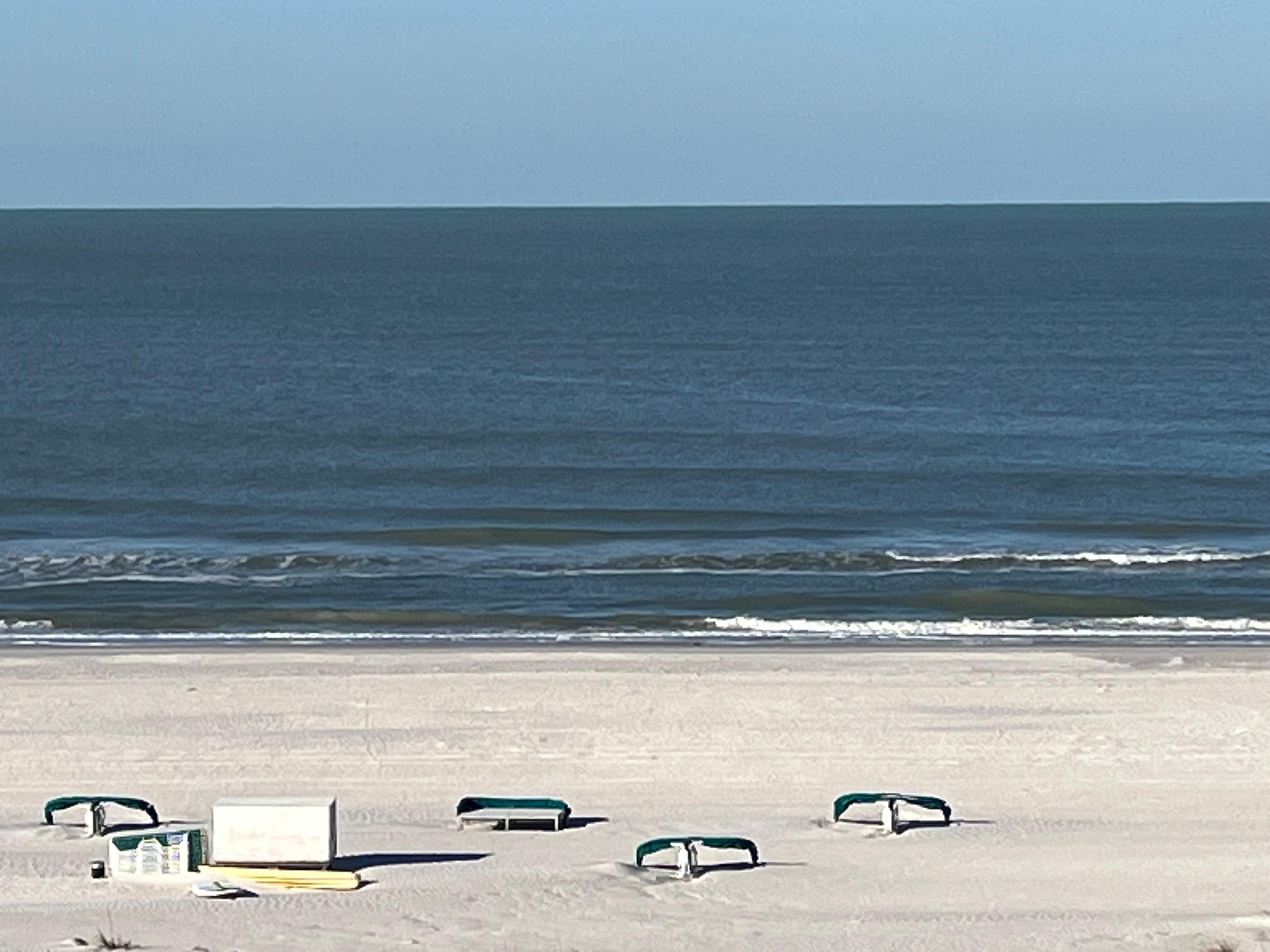 View from the balcony. 