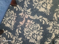 Stained rug