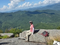 Atop Whiterock Mountain. Wonderful views. Really recommended.