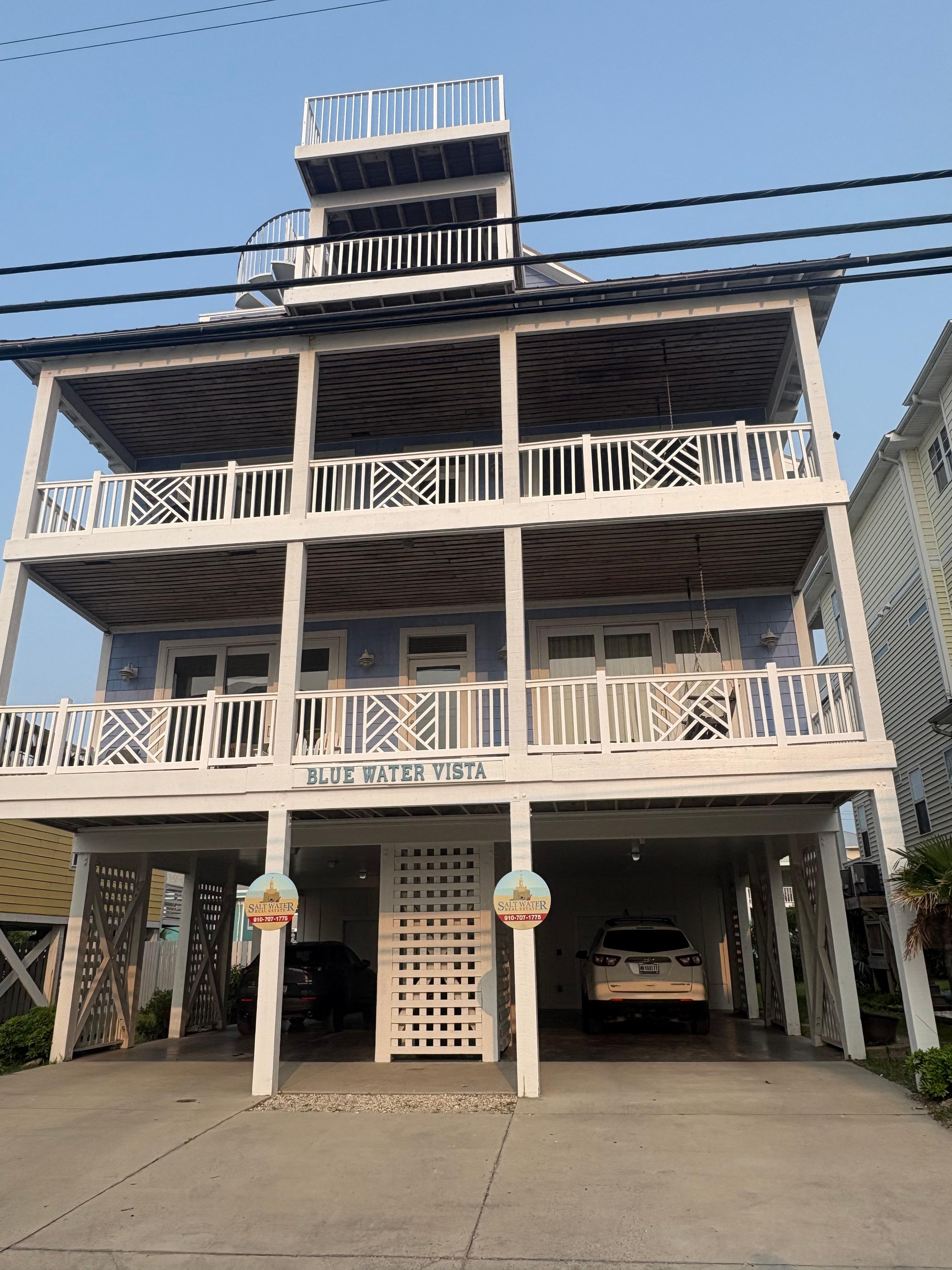 The front of the house 