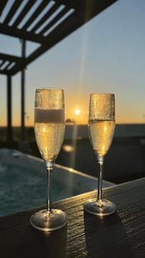 Sunset on the roof - bring your own champagne