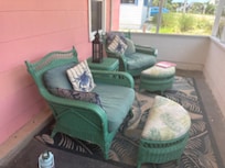 Front porch napping in these very comfy chairs