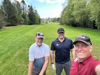 My boys on the golf course!