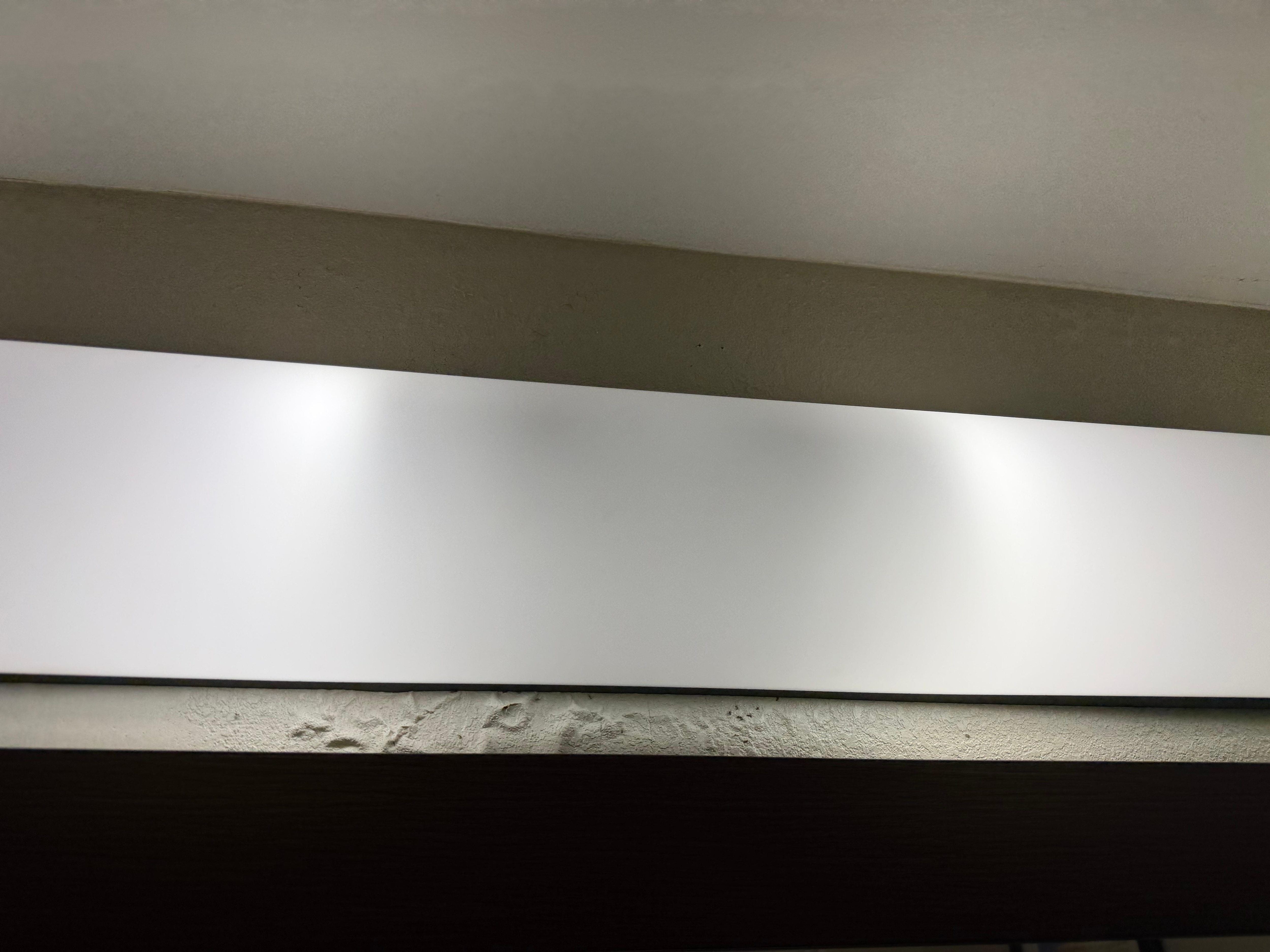 Rust damage in bath tub. 