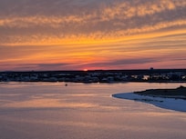 Sunset view from the balcony