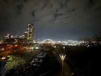 The city lights were beautiful!