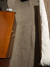 Also carpet was loose.