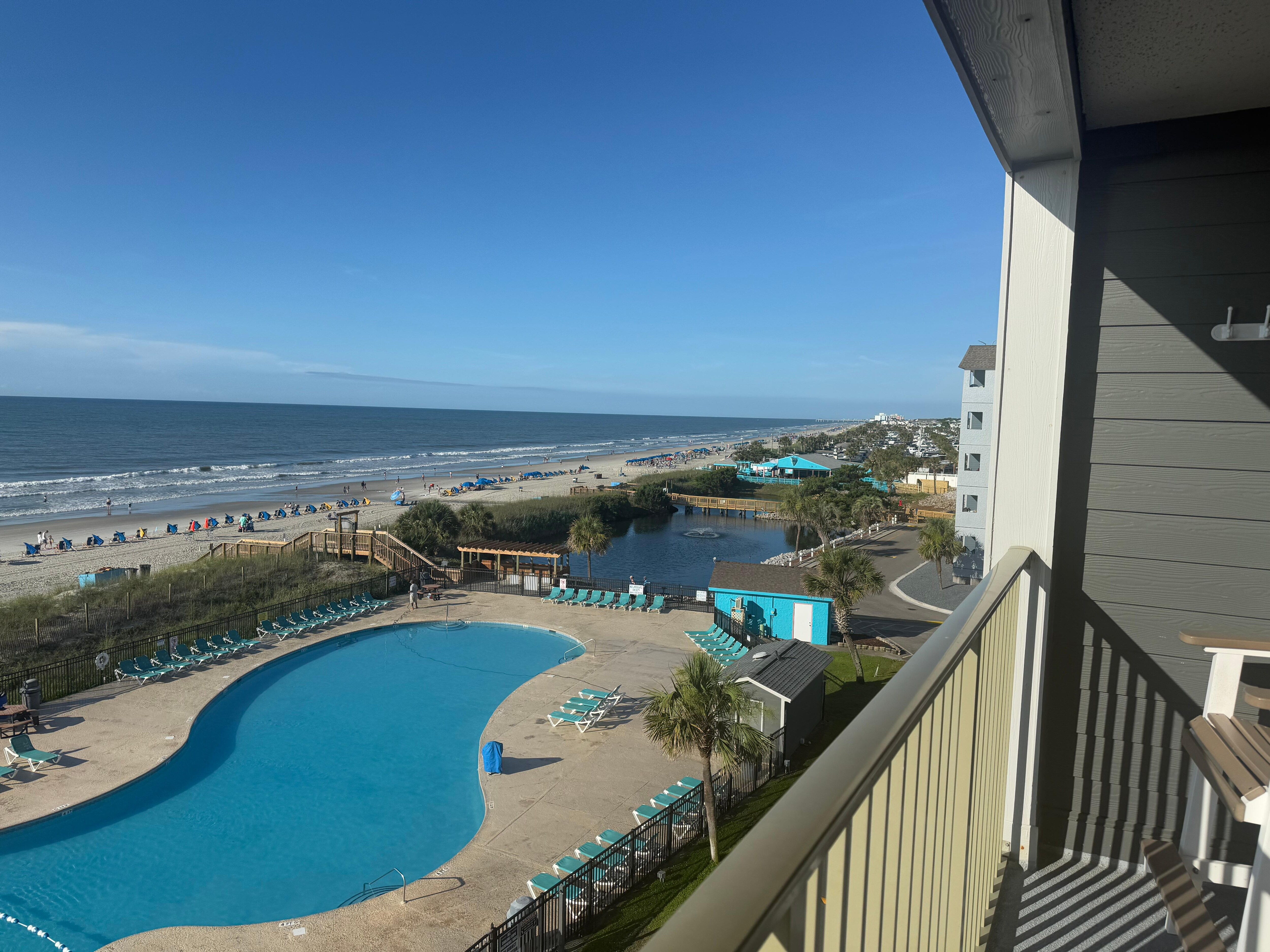 View from the balcony 