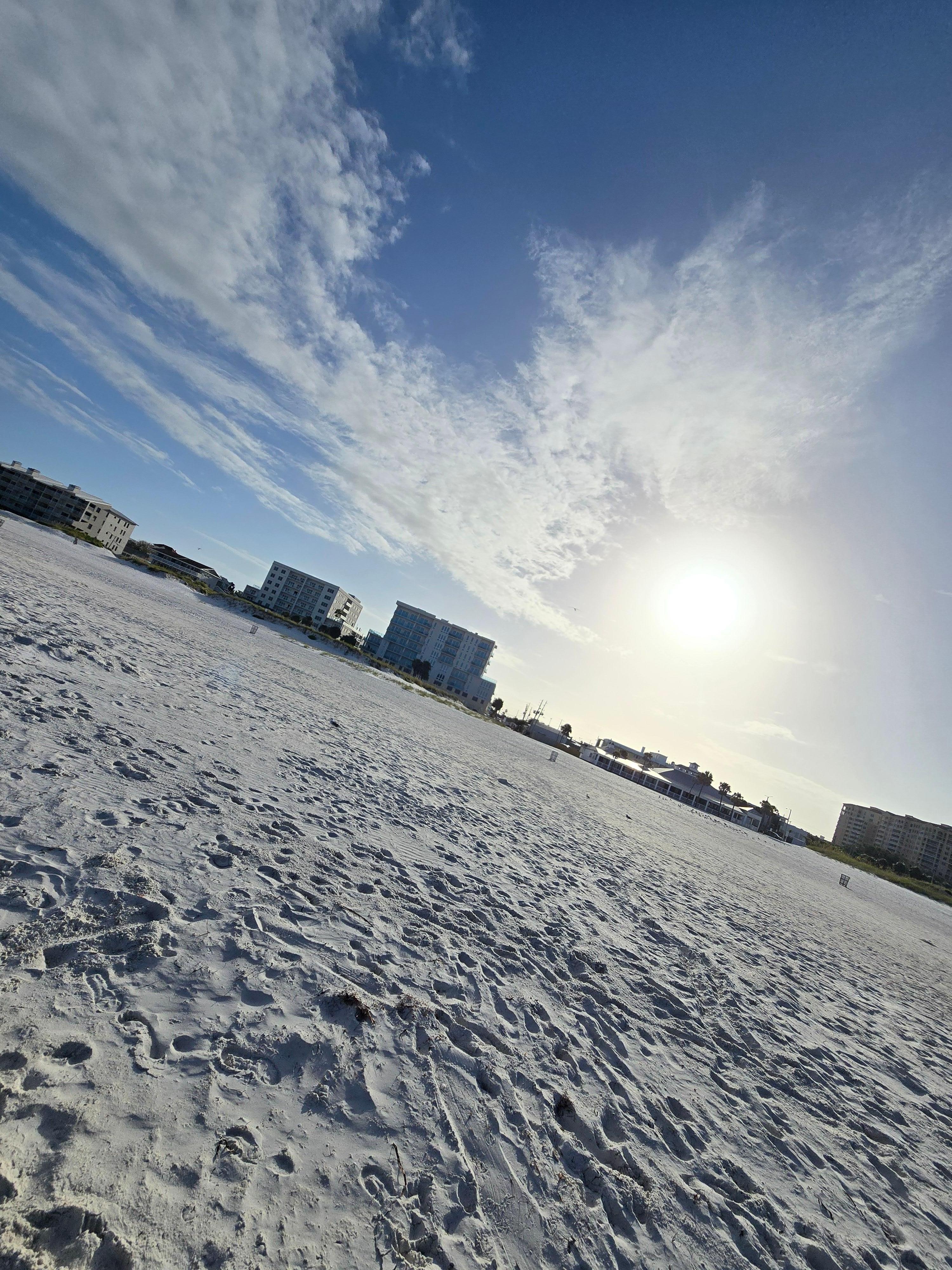 1st day on the beach