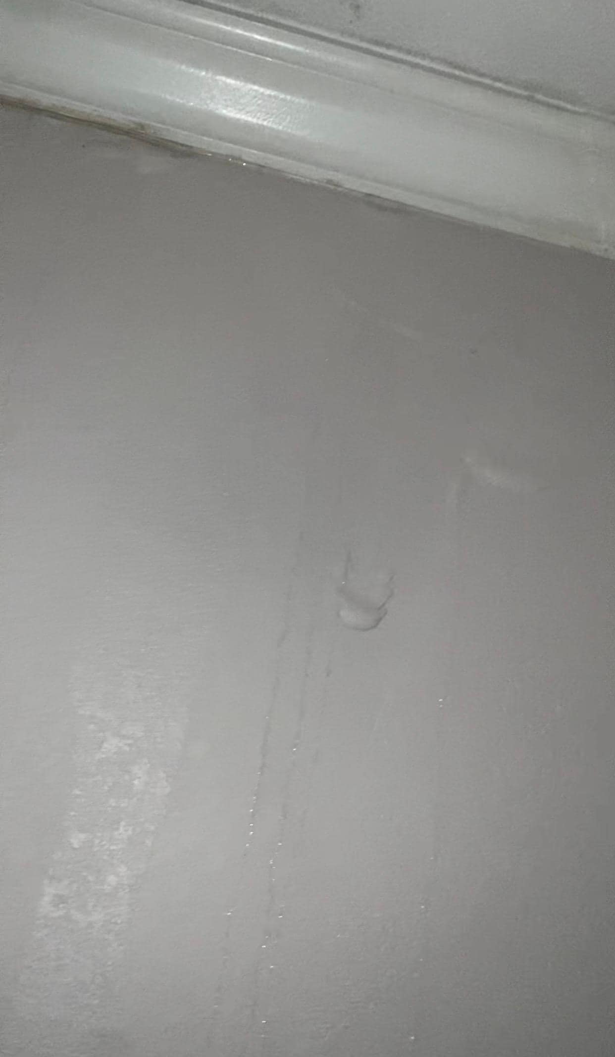 Paint bubbles from water 