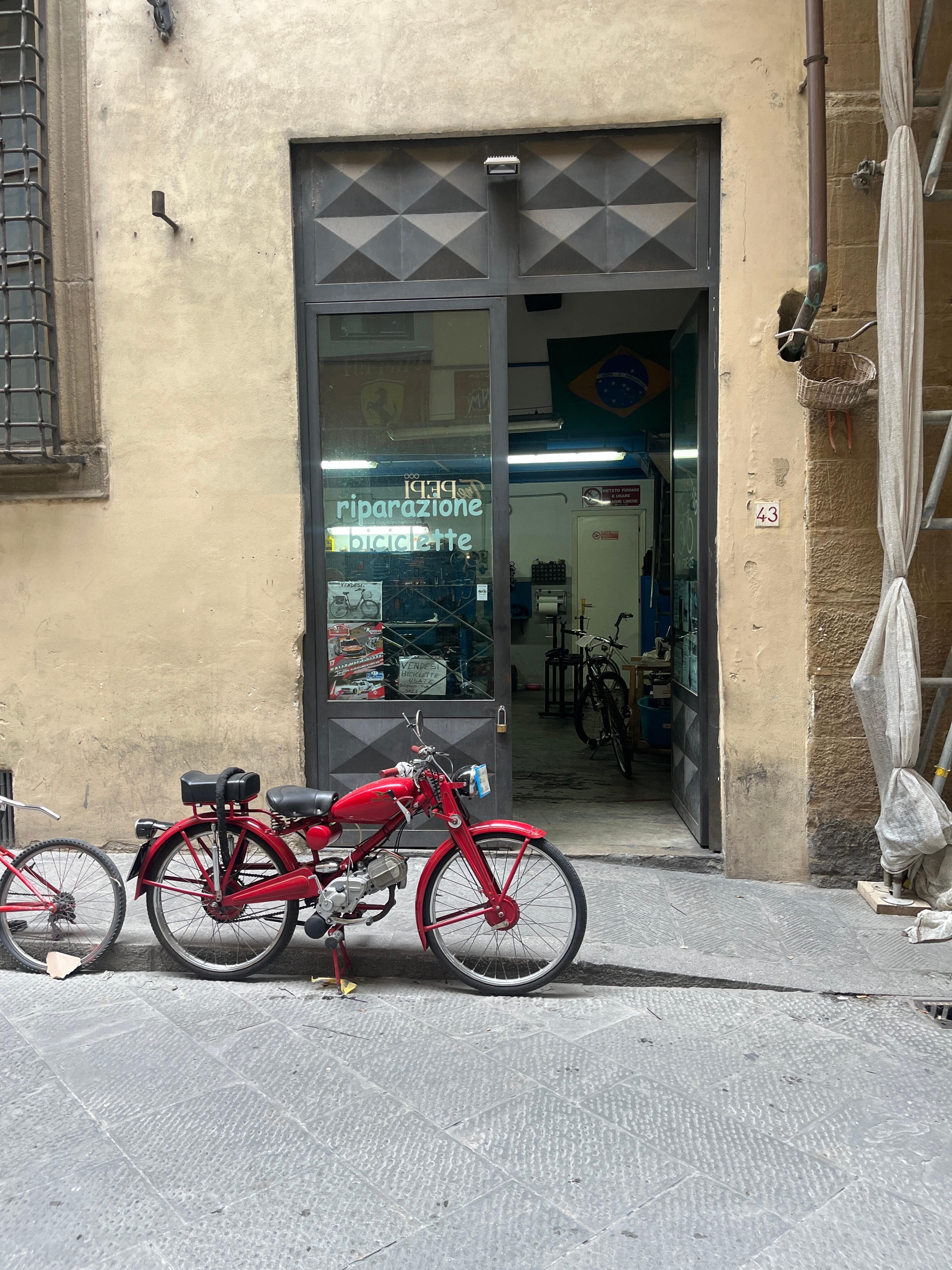 Bicycle shop near the apartment 