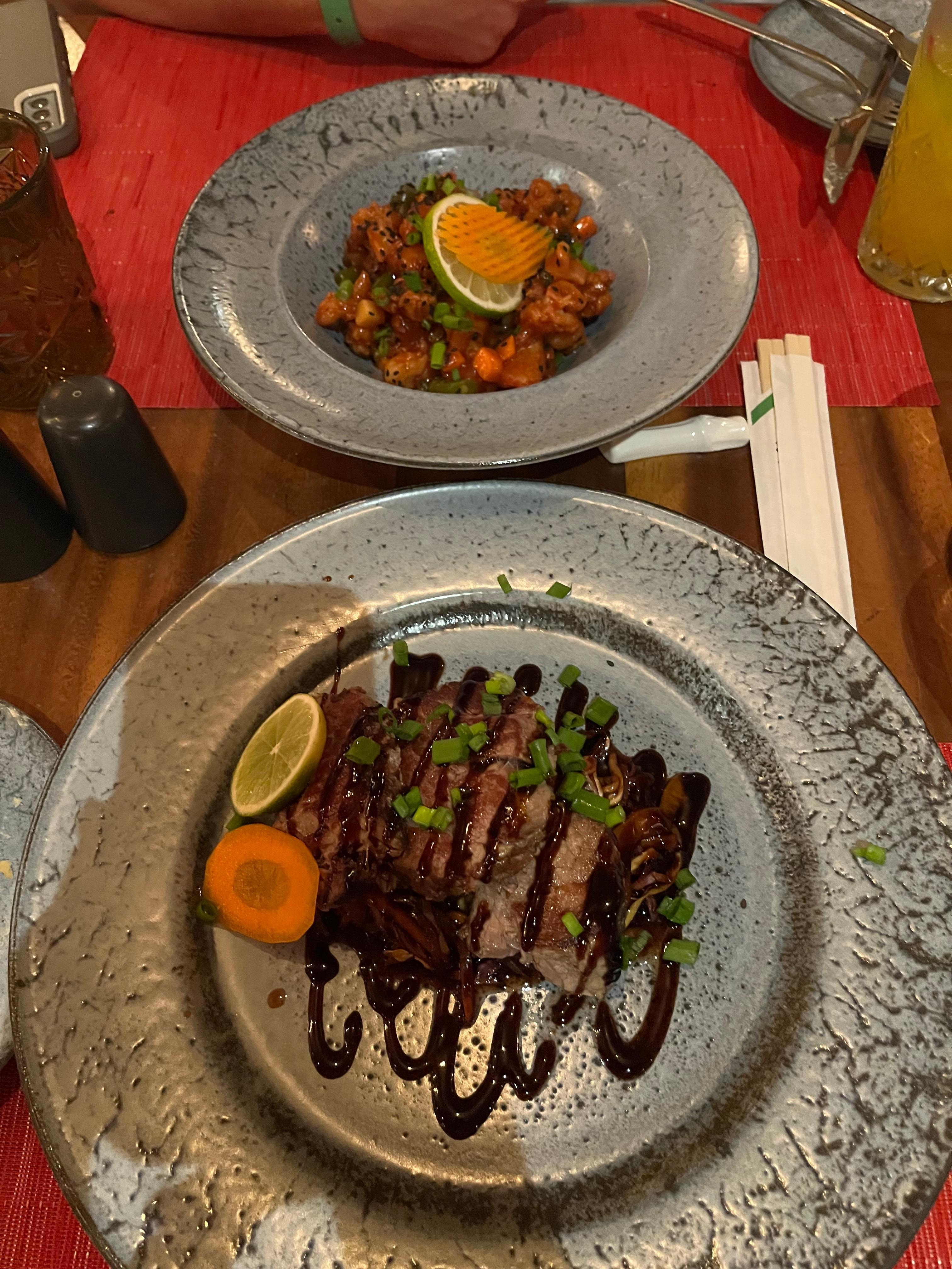 Cena en restaurante Nikkei Mashua. 😋🥰