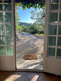 Morning view from a bedroom