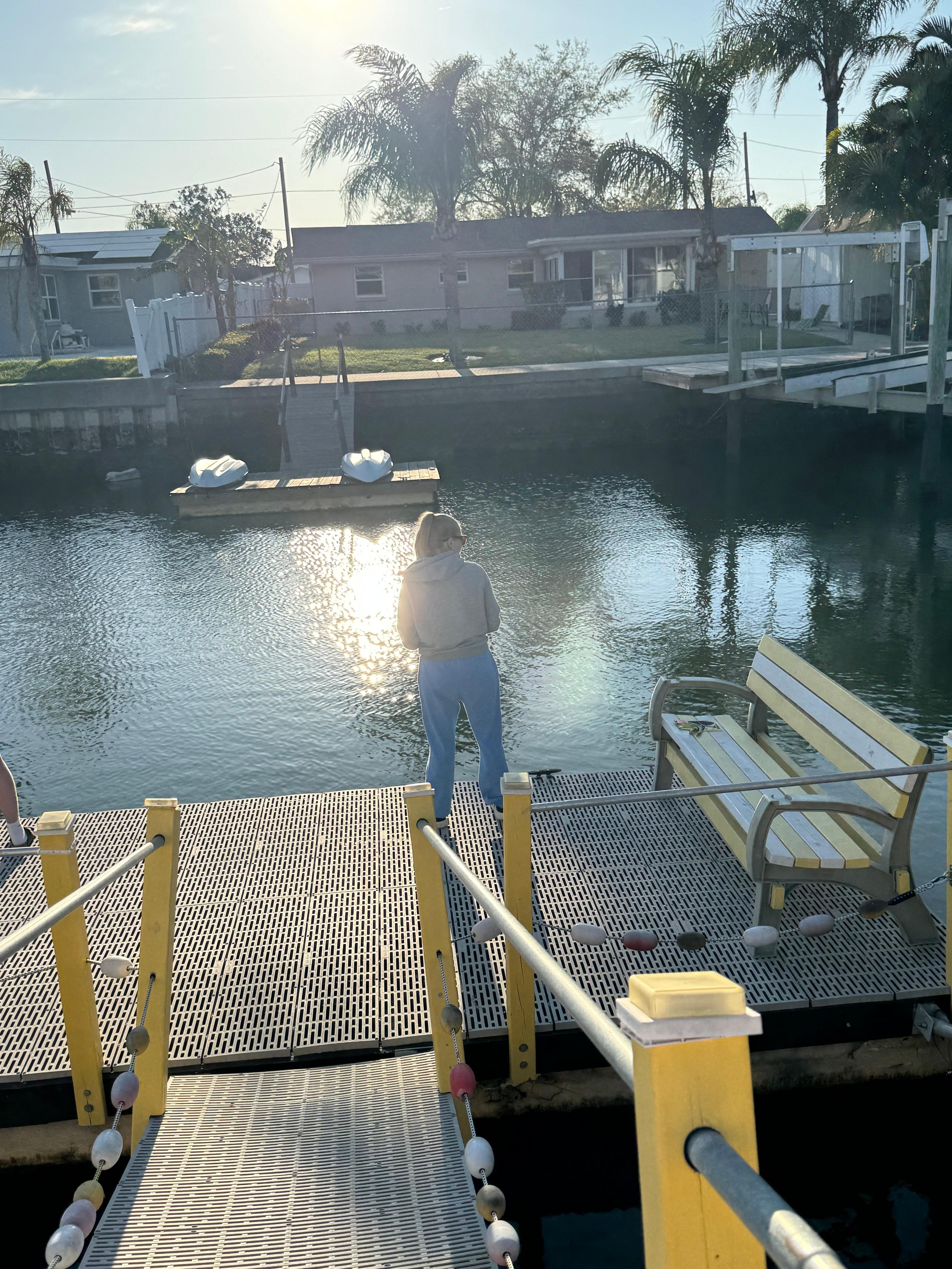 The fishing poles were great, but no luck!