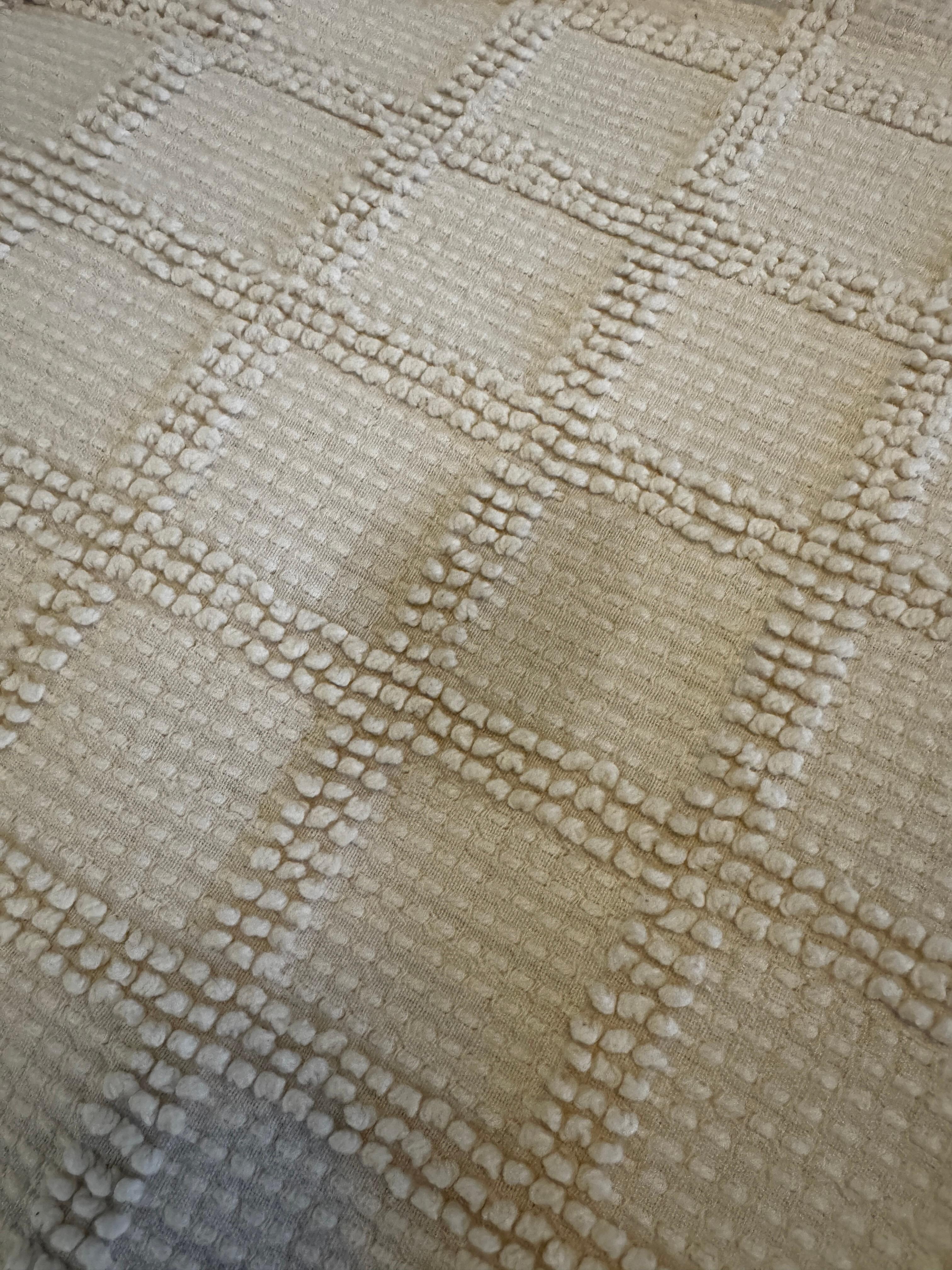 More stains on the bedspread. Guess they don't wash or replace anything.