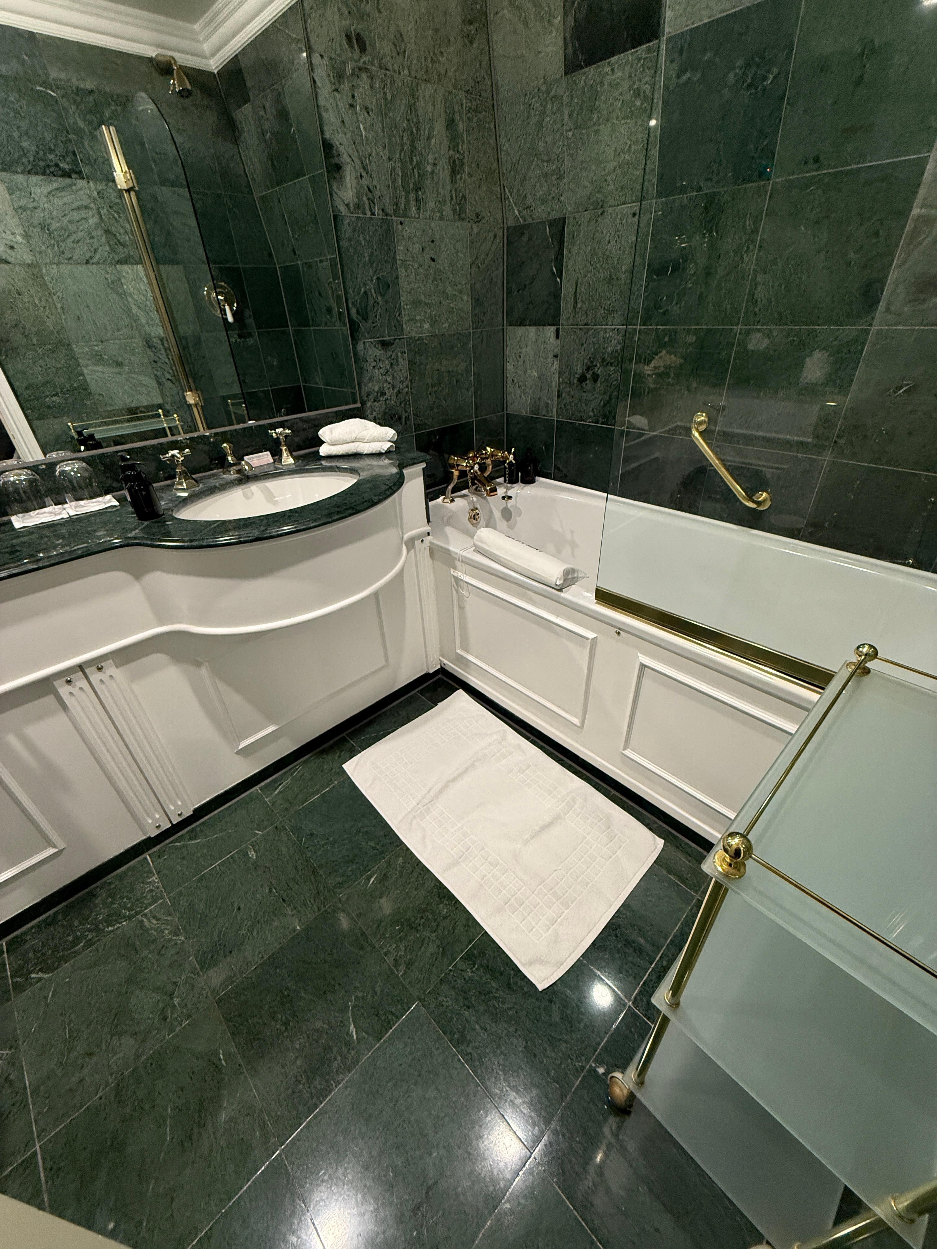 Bath after turndown service