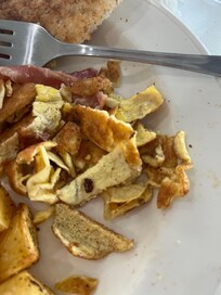 These are scrambled eggs