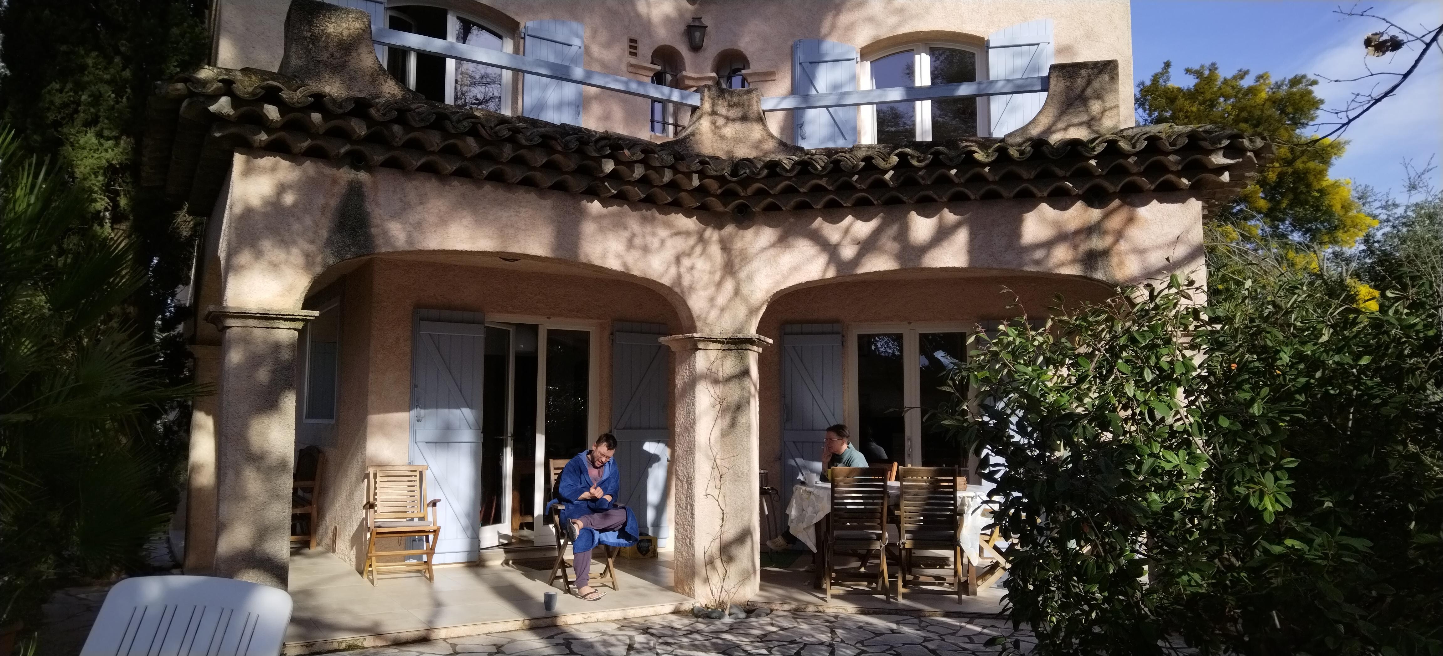 Blick vom Garten aus