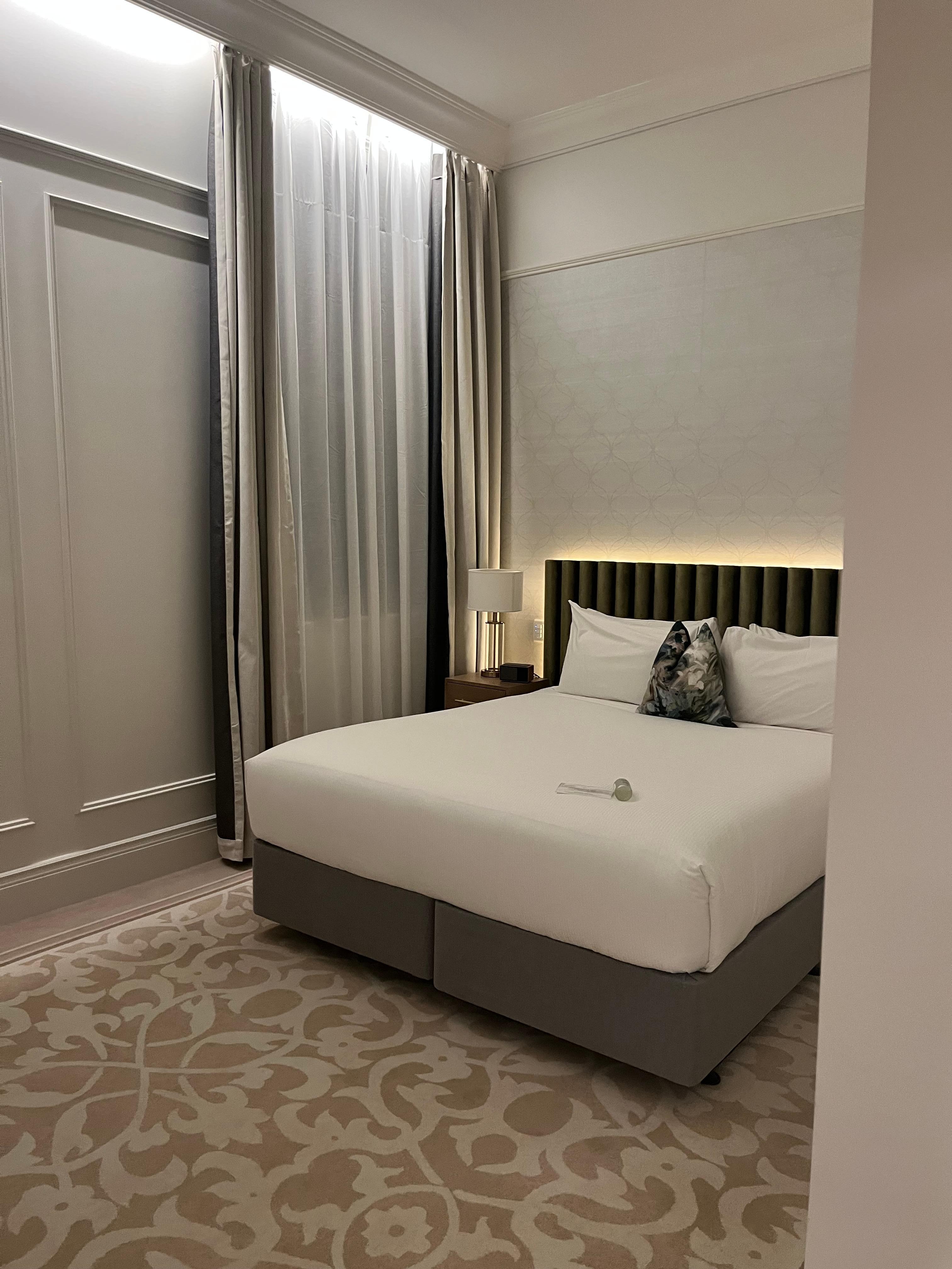 Supreme Room with (King bed) we found it was more like a North American Queen. Plush, luxurious...