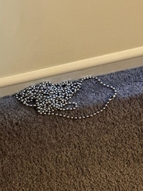 Broken blind in bedroom