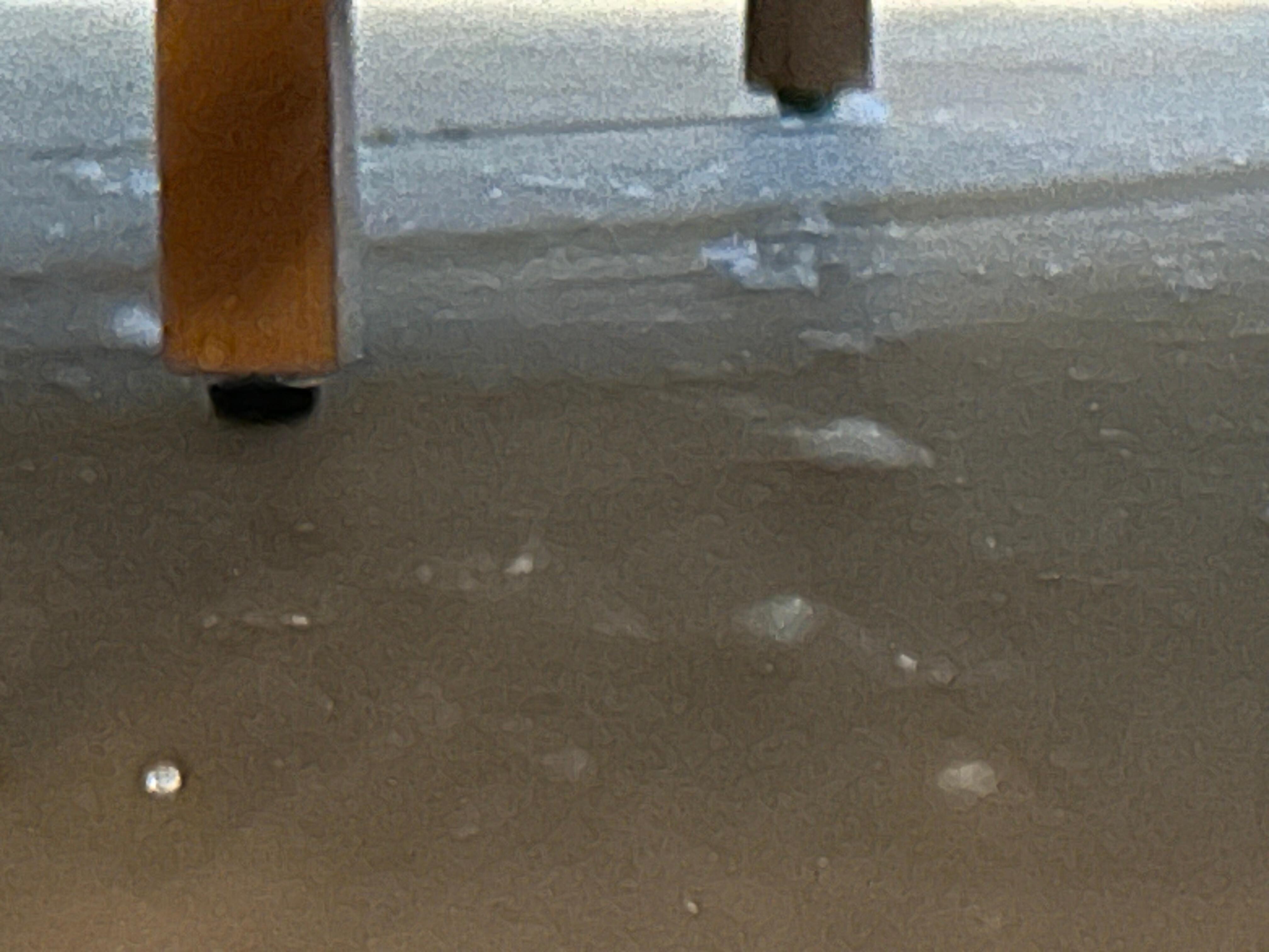 Dust and dirt everywhere.