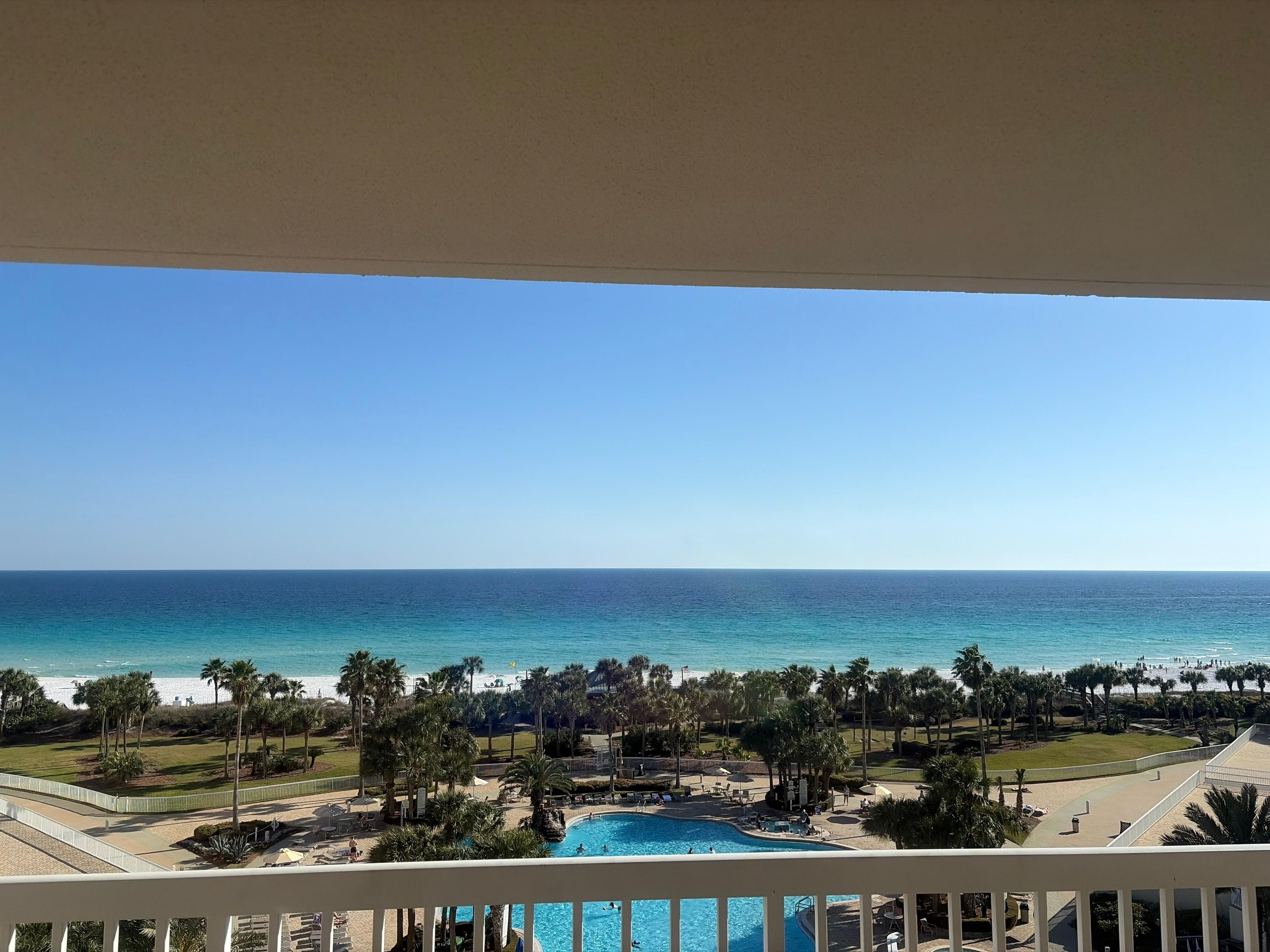 My view from balcony.  Perfect!! 