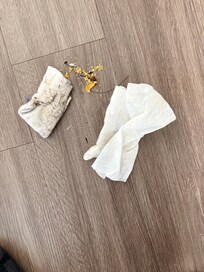 From “sweeping” up the room after not having the room cleaned.