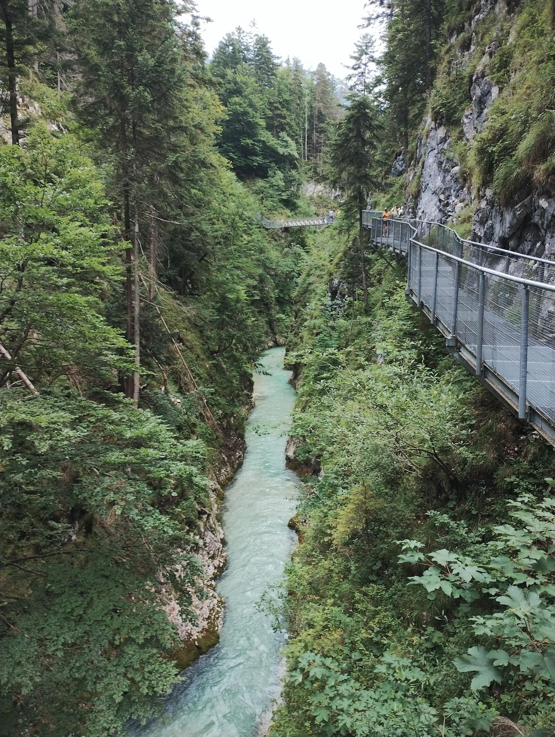 Nearby Klammgeist canyon walk.