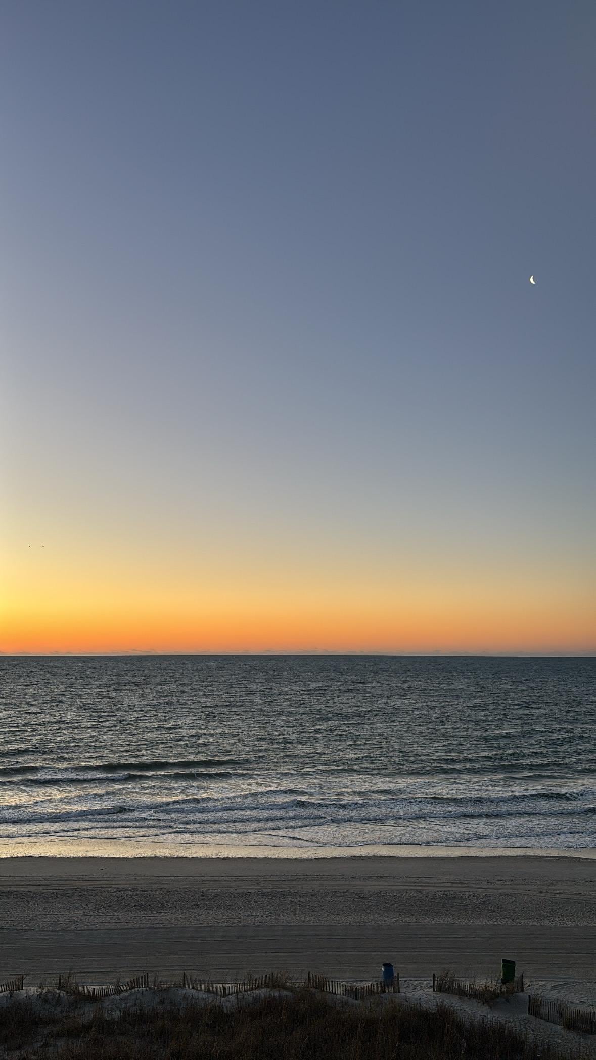 View from the balcony of our room 