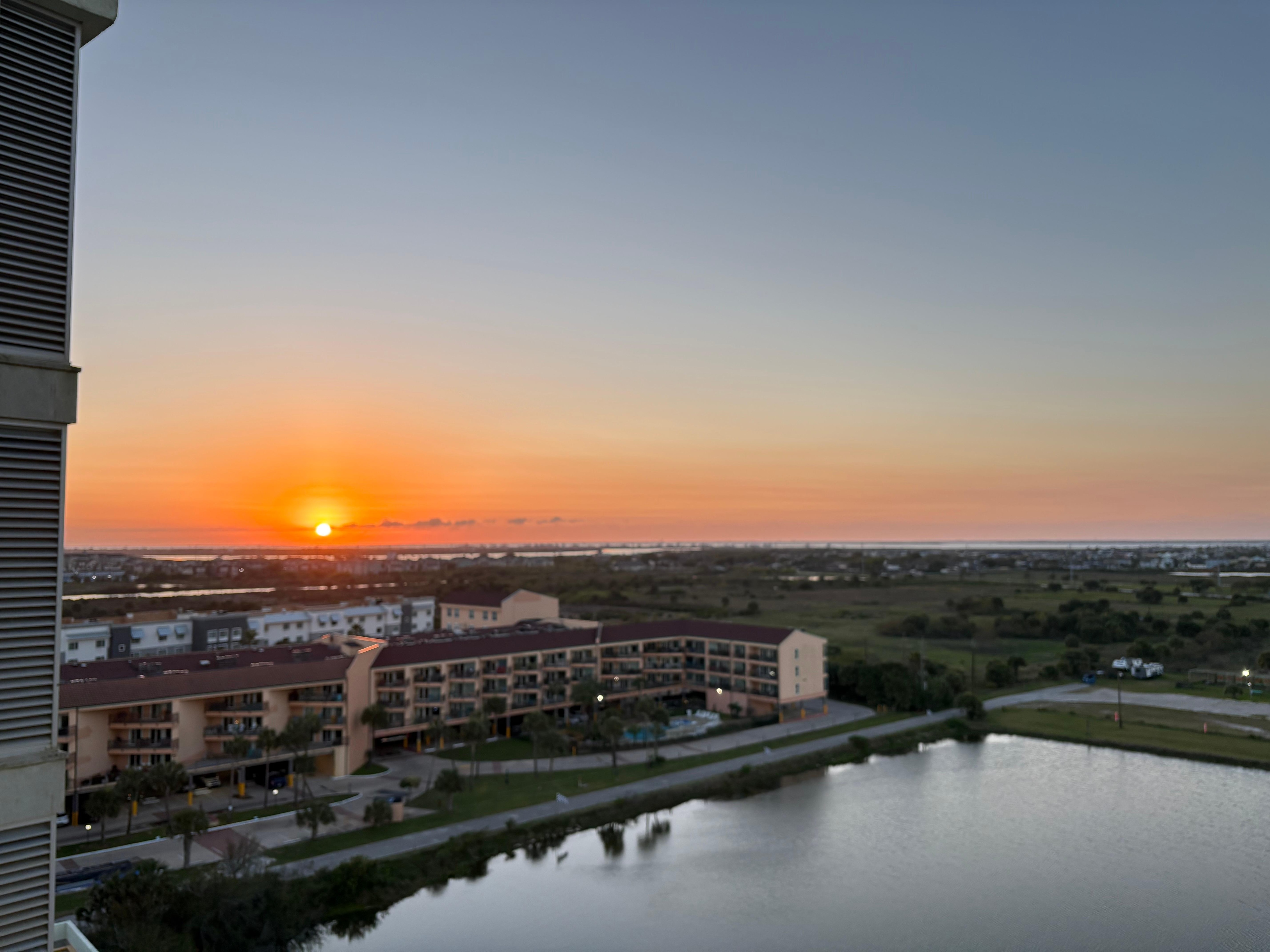 Sunset from front entry area!