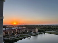 Sunset from front entry area!