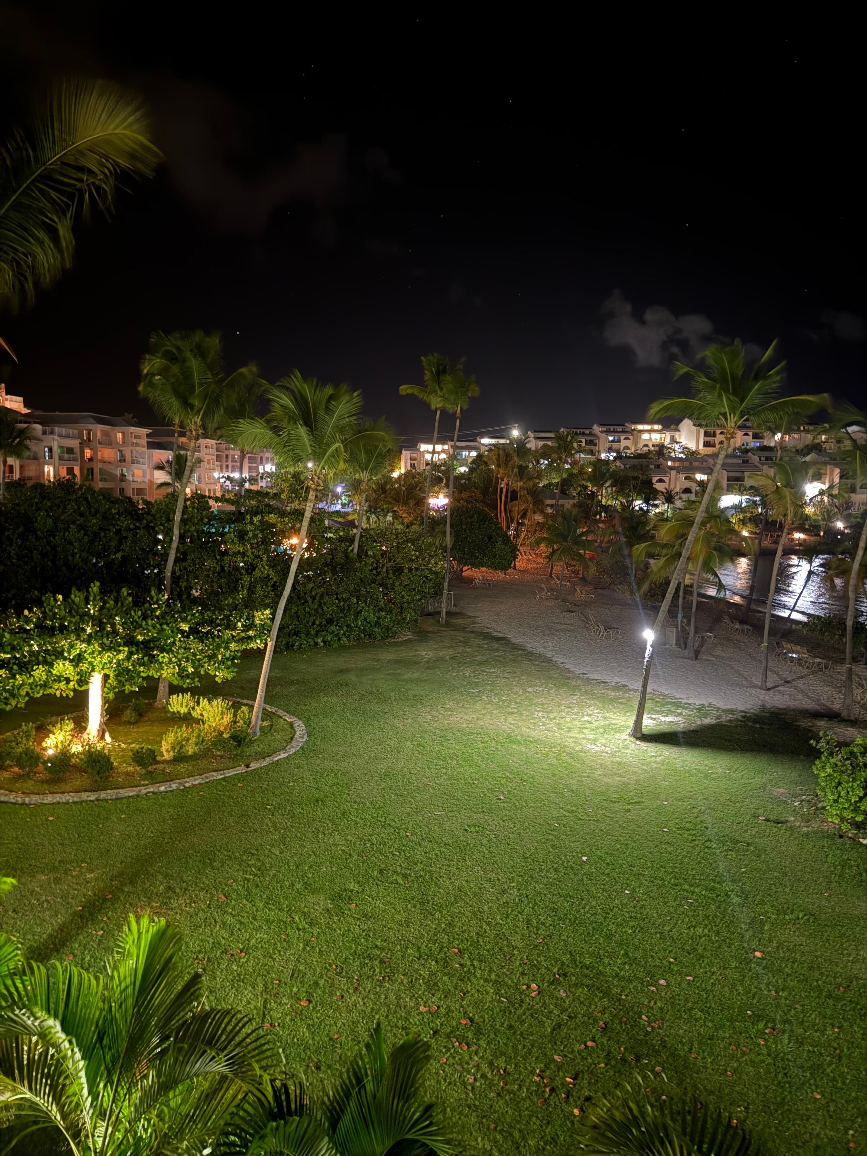 From the balcony at night 
