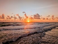Sunset on Cape San Blas beach