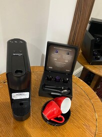Previlage room has special coffee