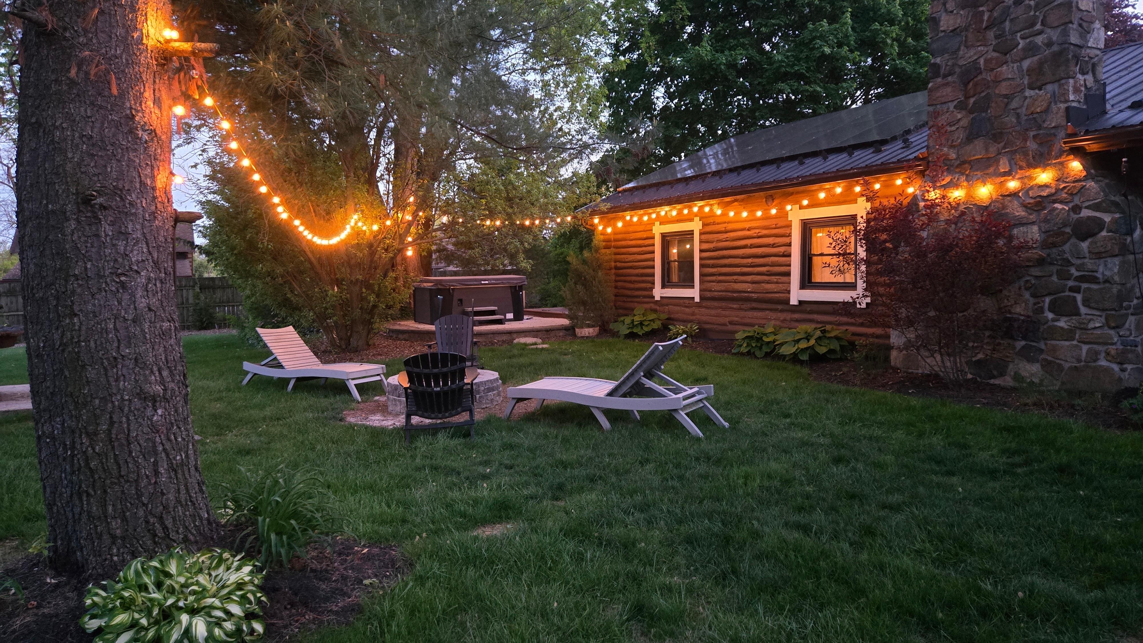 Nice to sit and relax after a long day.