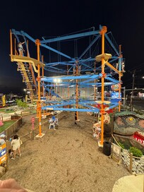 Kids loved Nick’s rope course!