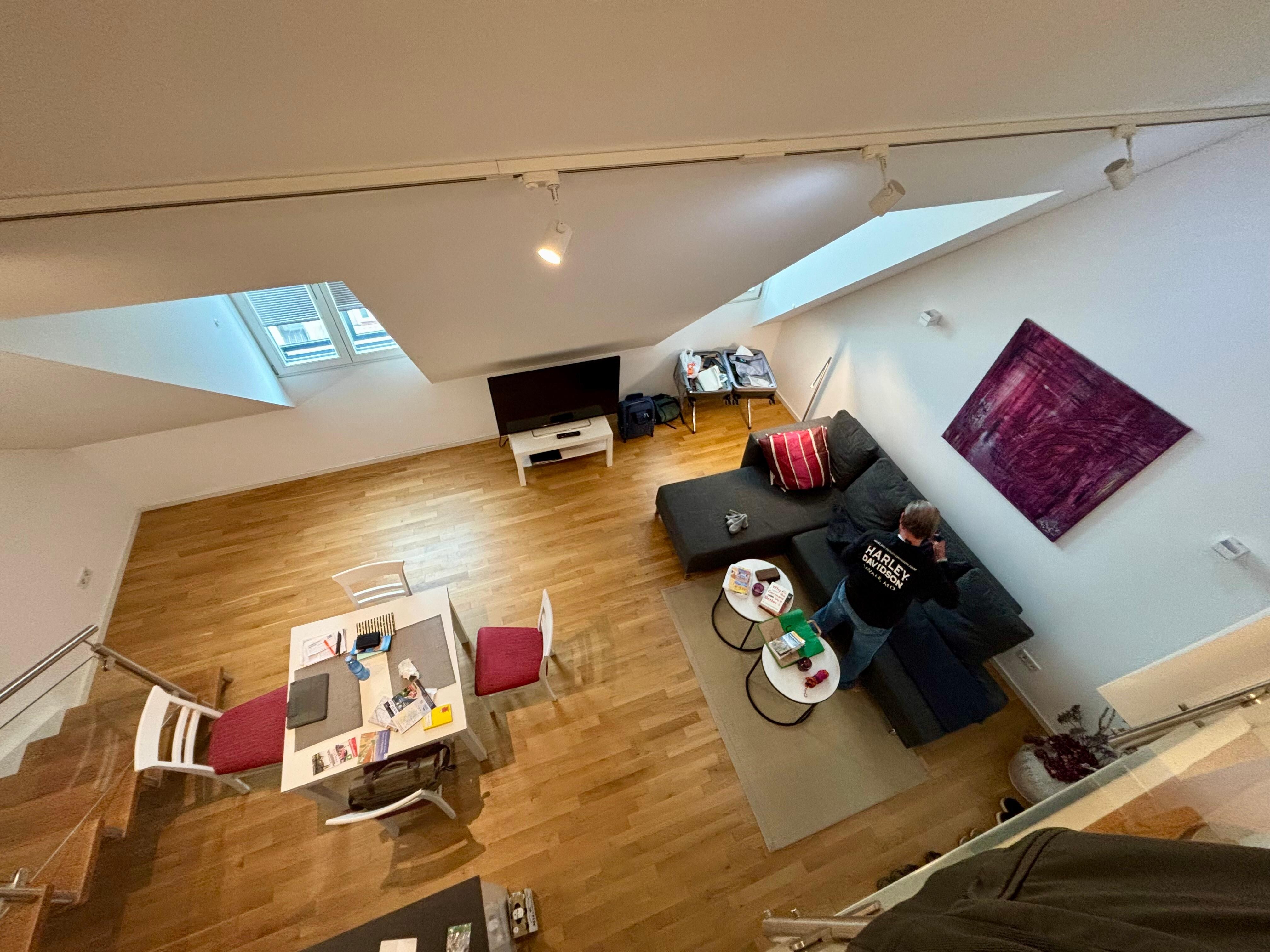 Living and dining area