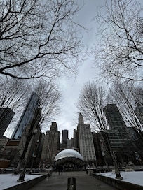 20 min walk to The Bean