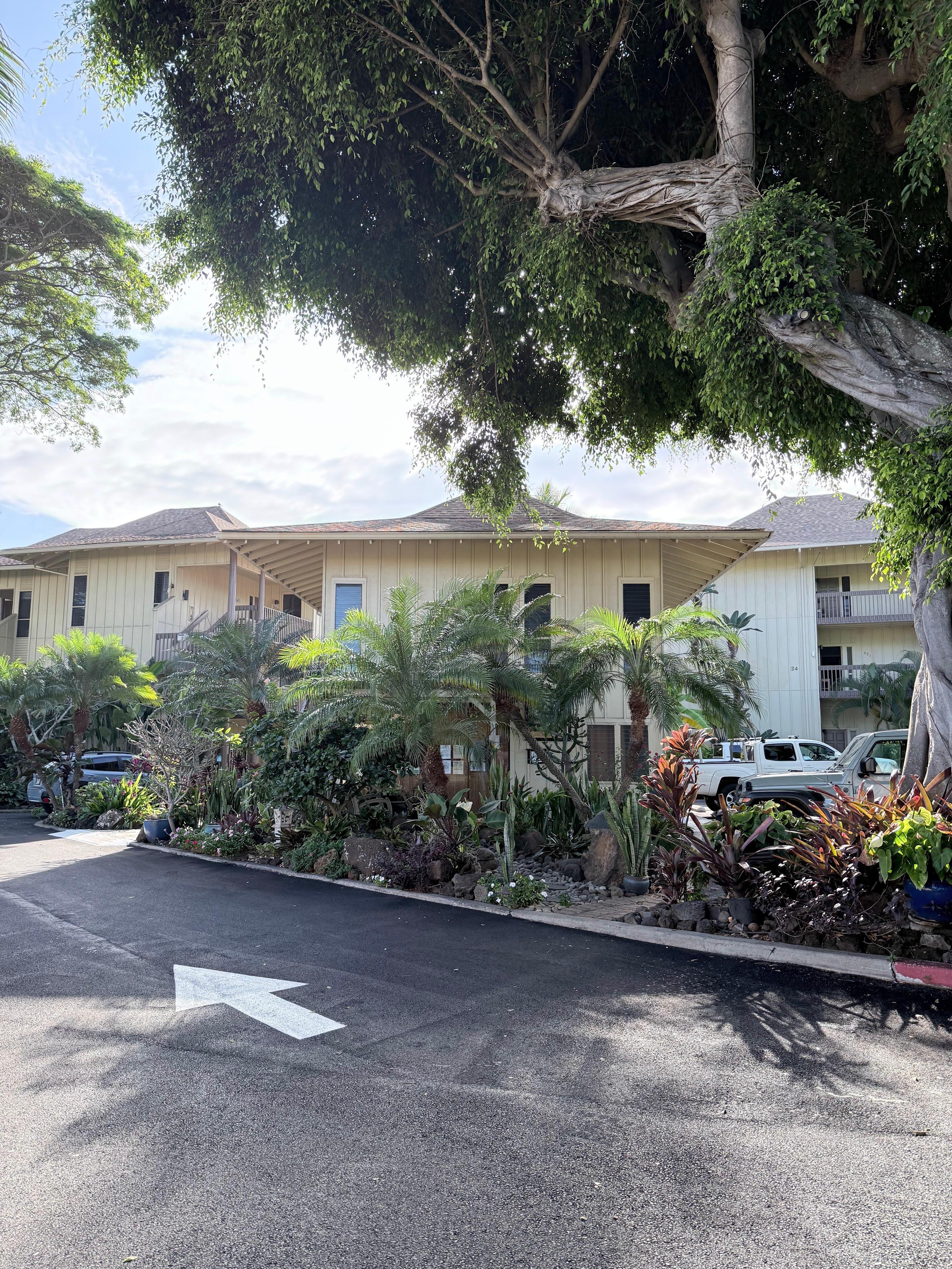 Condo #621 is separate from all the other buildings, on the second floor above the office and laundry room 