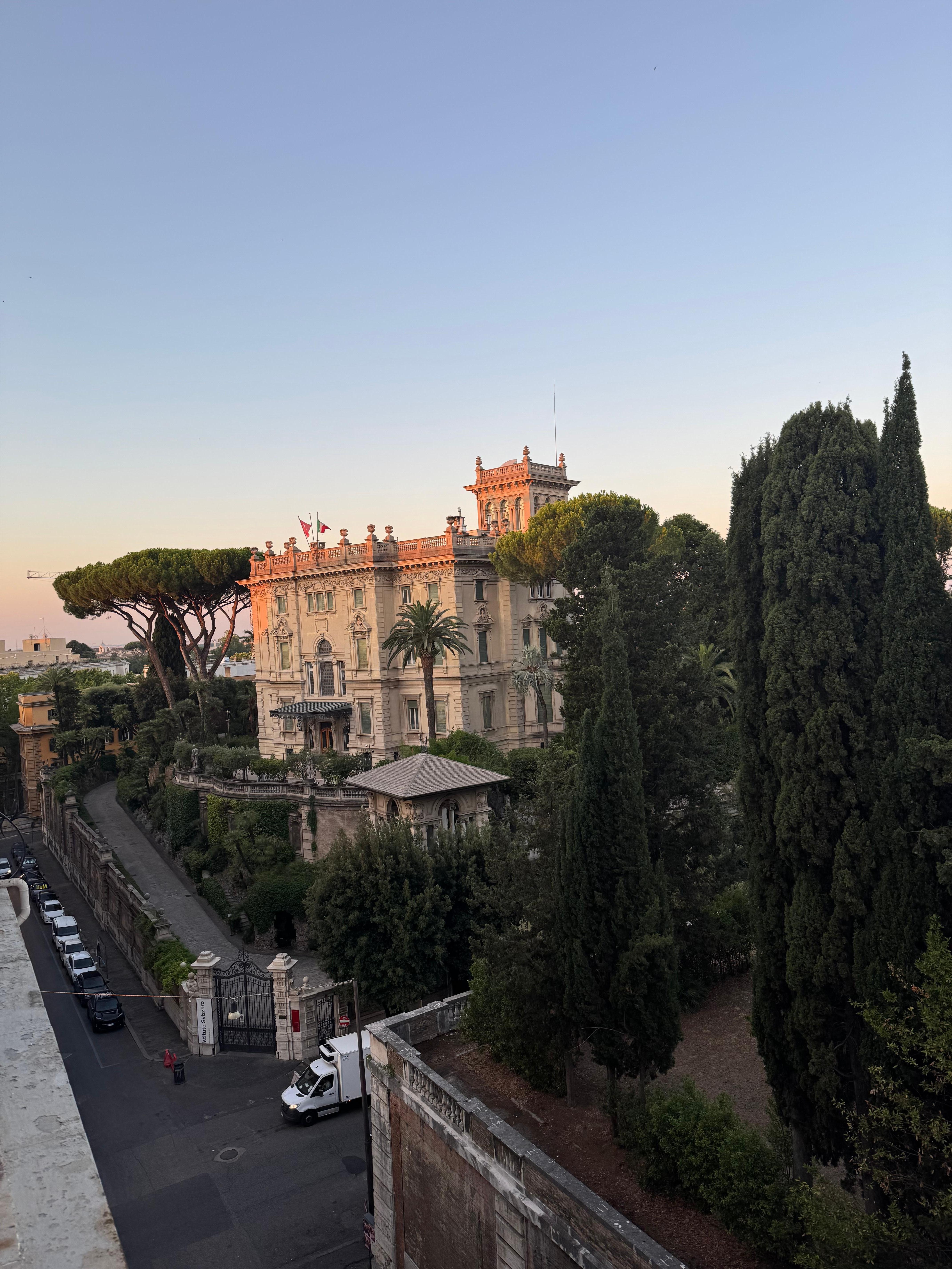 View from our balcony