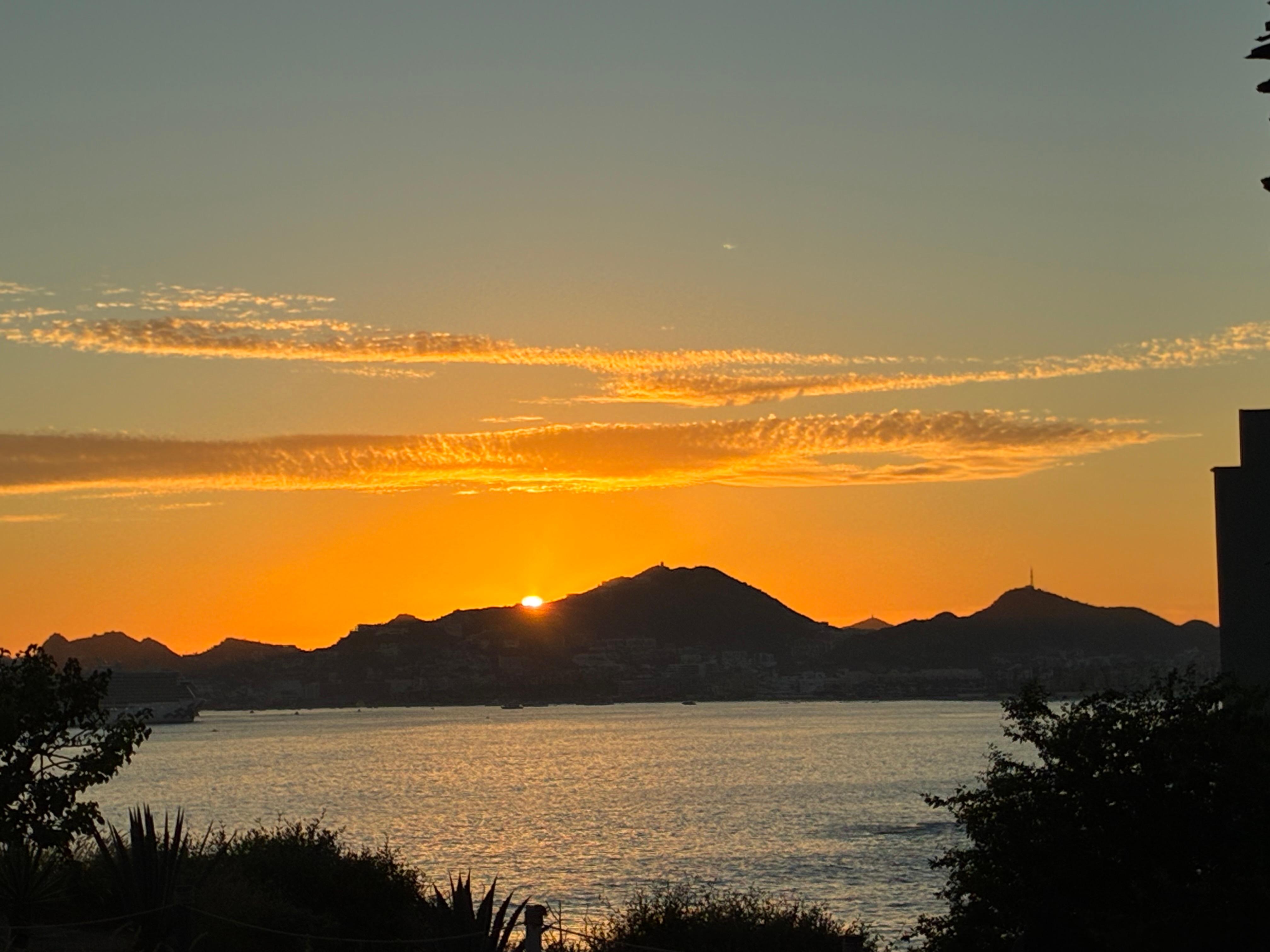 Sunset from pool bar! 