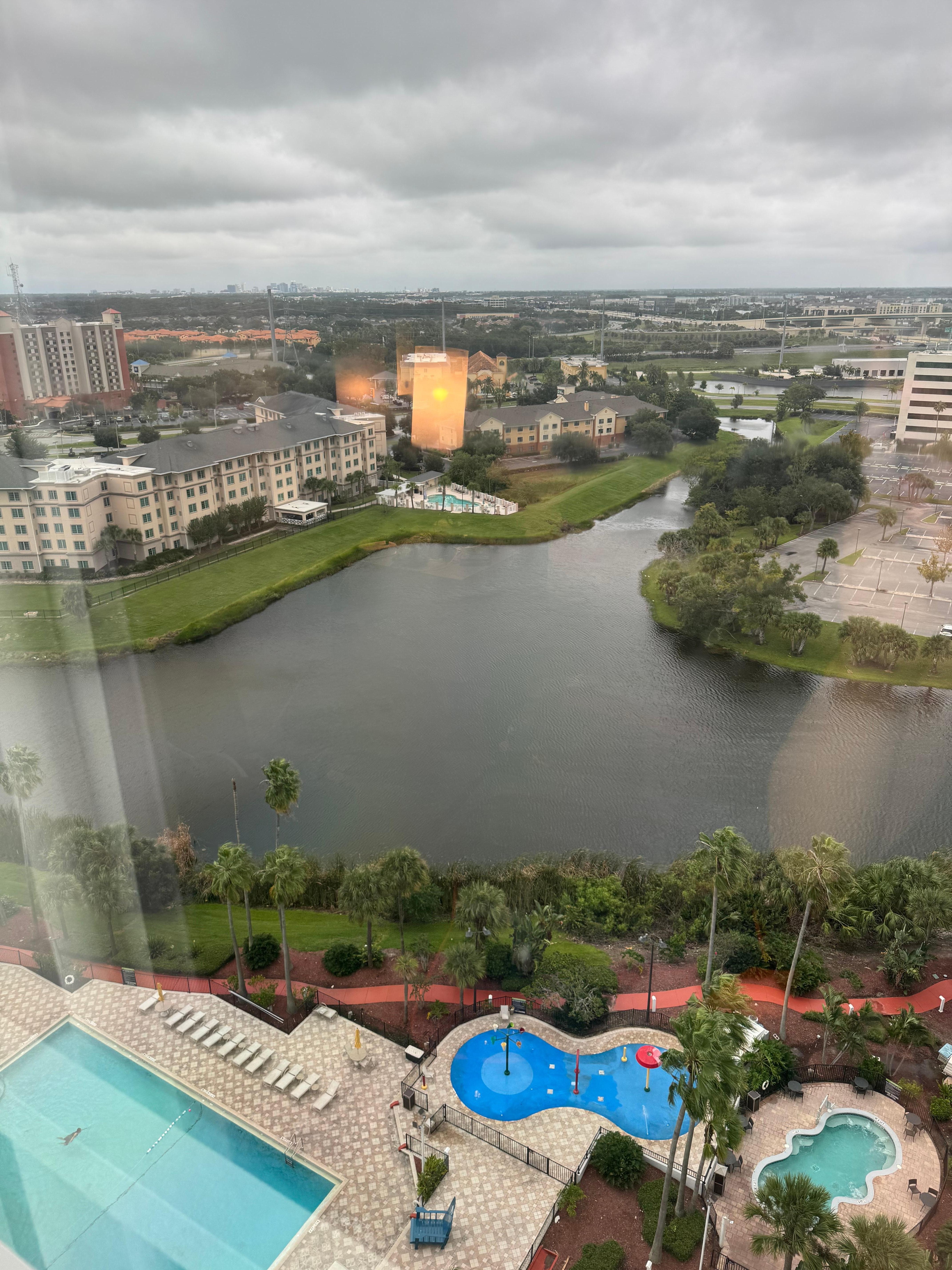 Pretty views from hotel room 