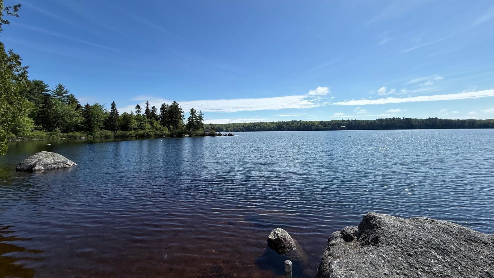 Lake view from the dock