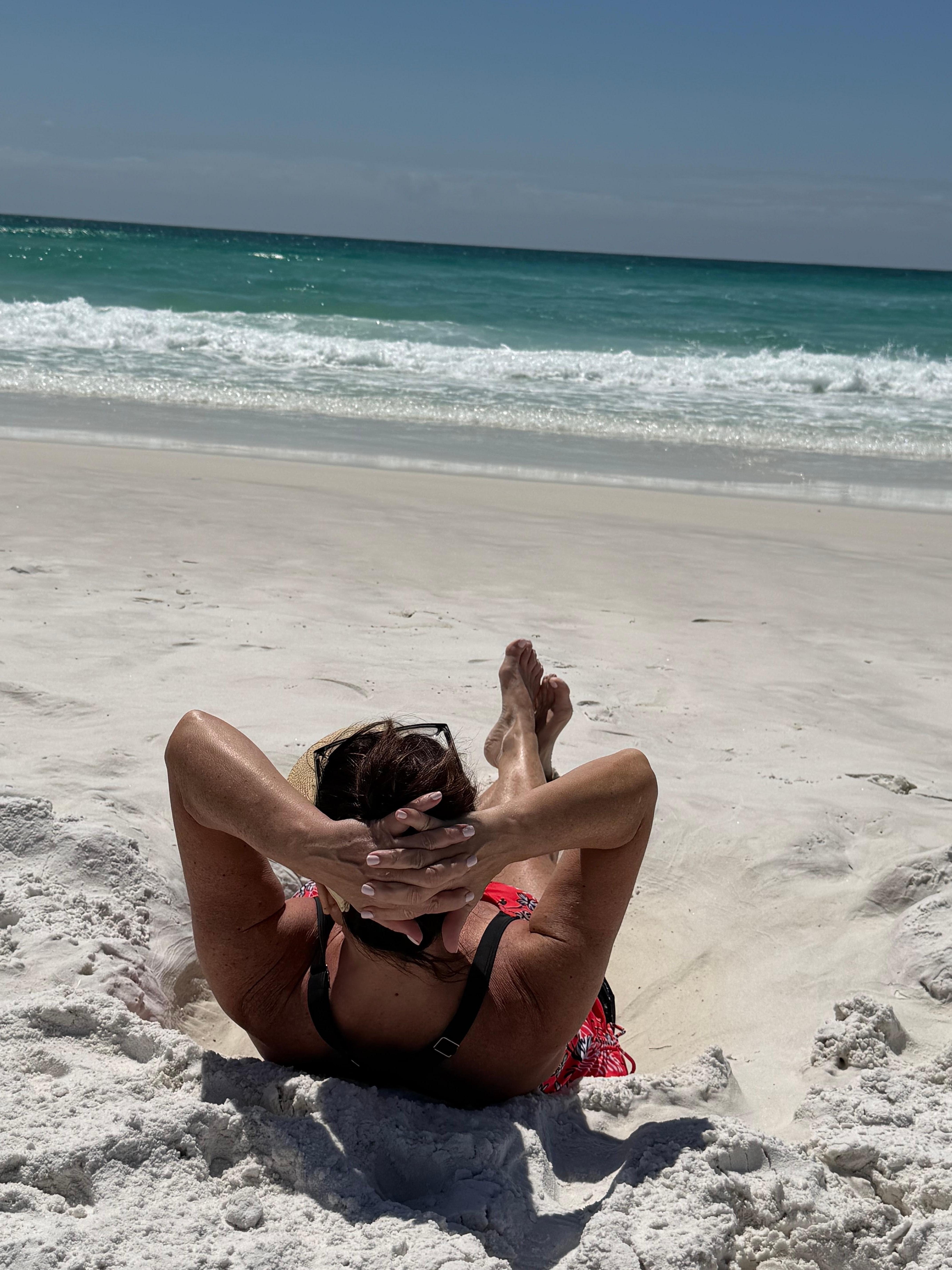 Toes in the water and a** in the sand